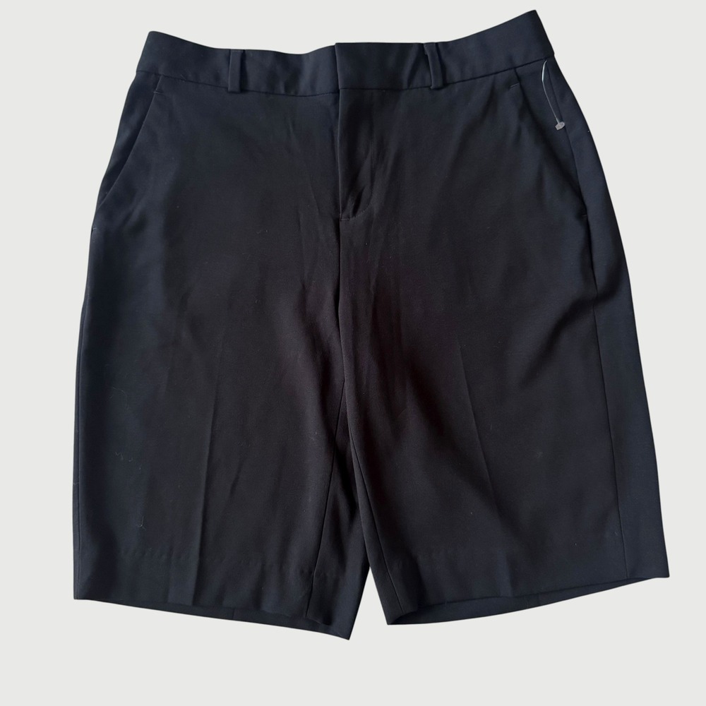 Banana Republic Womens Short Black Tailored Stretchโ Bermuda 2 27 NWT minimalist